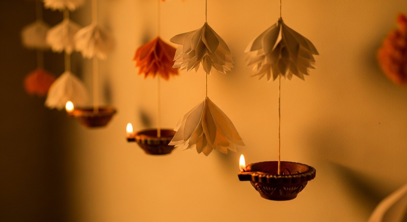12 Quick Diy Diwali Decorations At Home Aesthetic