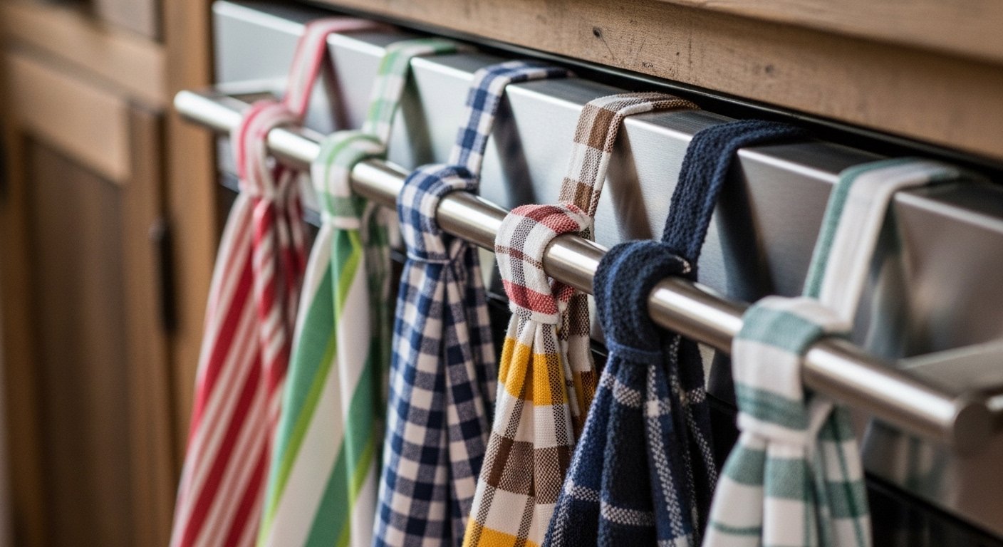 25 Cool Hanging Kitchen Towels Diy Free Pattern On A Budget