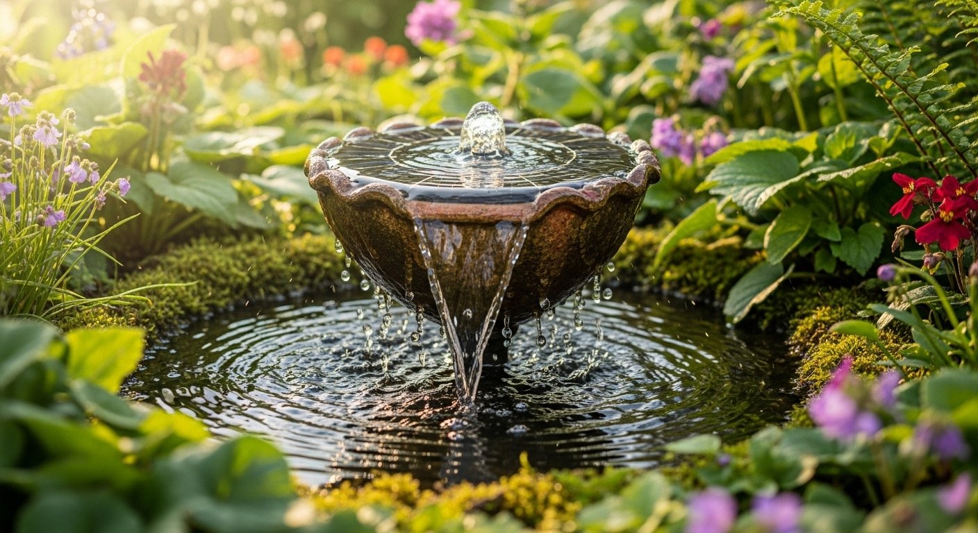 15 Quick Solar Water Fountains Outdoor Diy Aesthetic